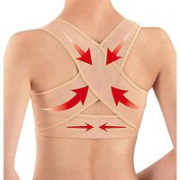 ZHXHX Ms Posture Shoulder/Back Support Therapy Support Correction Health Care Body Underwear Shaping Corset Beige-XL
