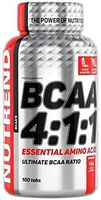 Nutrend BCAA 4:1:1 Ratio 100 Tabs 1500 mg per Tablet Essential branched-Chain Amino acids L-leucine, L-isoleucine and L-valine (BCAA)