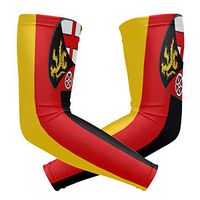 Rhineland-Palatinate Flag 1 Pair UV Protection Cooling Long Sports Arm Sleeve