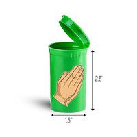 Praying Hand Position Religion First Aid Case Pill Container ID 4504G