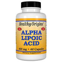Healthy Origins Alpha Lipoic Acid 600 mg, 60 Capsules