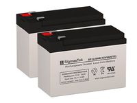 Bravo Black Box Replacement Batteries - 2X 12 Volt 9AH T2 Terminal Scooter Batteries by SigmasTek