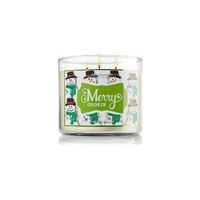Bath and Body Works Merry Cookie Scented Candle 3 wick 14.5 OZ