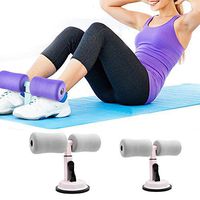 DAYFULI Sit-ups Assistant Device Adjustable Home Fitness Portable Sit-Up Gym Body Waist Belly Exercise Tool,Gray