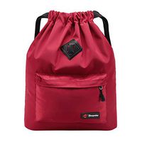 Backpack Womens, Lyperkin Women's Waterproof Drawstring Bag, Casual Sports Backpack Messenger Backpack Bag for Hiking, Travel, Camping