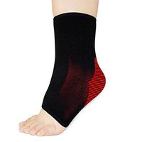 BUYITNOW Breathable Ankle Compression Sleeve Reduce Foot Sprain Injury 2pcs