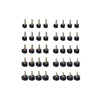 U Shape High Heel Tips Shoe Heel Caps Heels Tips Replacement Dowels 3mm 2.4mm 20Pairs