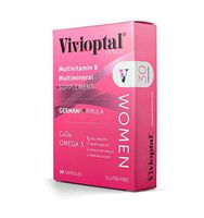 Vivioptal Women 30 Capsules - Multivitamin & Multimineral Supplement - CoQ10 & Omega 3