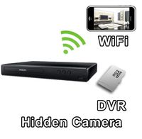 PalmVID WiFi DVD Blu Ray Player Hidden Camera Spy Camera with Live Video Viewing