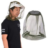 Adidome 2pcs Outdoor Survival Anti Mosquito Bug Bee Insect Face Mesh Hat Head Net Mesh Protective Cover Outdoor Men/Women/Kids