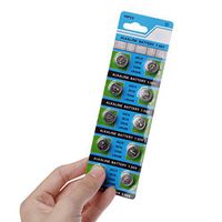 yuanhaourty 10PCS Alkaline 1.5V Battery AG13 LR44 386 Button Coin Cell Batteries for Watch Toys Control Remote SR43 186 SR1142 LR1142