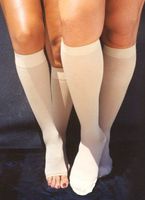 Ultimate Support Surgical Support Knee High Stockings 21-30mmHg, Closed Toe (X-Large, Black)