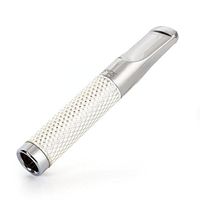 Zobo Pillar-Type Filtering Cigarette Holder Smoke Tobacco Filter (Silver)