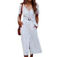 Meikosks Ladies Cotton and Linen Pants Buttons Solid Colors Trousers Plus Size Bottoms Wide Leg Pant Wine