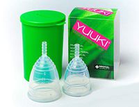 Yuuki Menstrual Cup - Small and Large Soft + Infuser Box + Small Gift