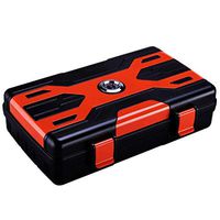 ZLMMY Cigar Box Cigar Box, Cigar Humidor Portable Cigarette Case Sealed Waterproof 2 Color Optional Can Hold 10 (Color : A)