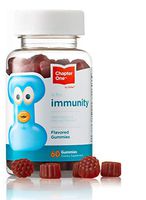 Chapter One Immune Support Gummies, Elderberry, Zinc and Vitamin C, Certified Kosher, 60 Flavored Gummies