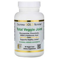 California Gold Nutrition Total Veggie Joint, Vegetarian Glucosamin, Chondroitin, MSM & Hyaluronic Acid, 90 Veggie Capsules