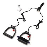 Lifeline Multi-Use Shoulder Pulley, Black, Deluxe, With Metal Bracket Door Attachment