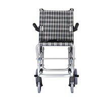 Wheelchair Medical Equipment Aluminium Foldable Lightweight with Self Locking Brake System, Strong Gravity Foot Pedal, Suitable for Children, A Travel Storage Bag as a Gift Walk