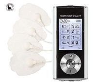 TENS Unit 8 Modes Professional Digital Palm Device| Best Pain Relief Machine Devices for Lower Back Muscle Pain. FDA Cleared OTC HealthmateForever HM8GL (Blue)