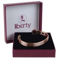 Antique Copper Triple Band Super Strong 6 Magnet Liberty Copper Health Bracelet - Extra Large