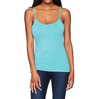 Beihxwe Women's Loose Sleeveless Halter Shirts Blouses Solid Color Cami Tank Tops Vest Blouse for Women Girl (XL, Blue)