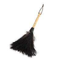 Anti Static Ostrich Feather Fur Brush Duster Dust Cleaning Tool Wooden Handle