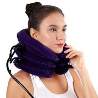 Cervical Neck Traction Device - FDA Approved Inflatable & Adjustable USA Designed Neck Support - Comfortable at Home Traction for Neck Pain Relief