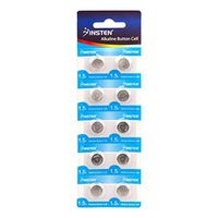 Insten 10 pcs 1.5V AG10 LR1130 Alkaline Button Coin Cell Batteries Watch Battery (Pack of 10-Piece Bundle Value Set)