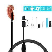 XGLL 3-in-1 USB&Android&Type-C Ear Cleaning Endoscope HD Visual Earpick Multifunctional Ear Wax Removal Tool