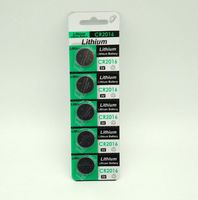 5-Piece 3V Lithium Batteries (CR2016)