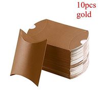 10Pcs Colorful Kraft Paper Candy Boxes Gift Bag Wedding Baby Shower Favors Birthday Party Packaging Supplies