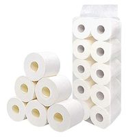 Soft White Toilet Paper, 3 Ply Comfort Care Bath Tissue, Family Mega Rolls - Highly Absorbent Fit Into Standard Hand Towel Dispensers for The Washroom/Kitchen Workshop/Restaurant (10Rolls/case)