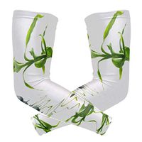 LEVEIS Branches of Bamboo and Stones Water Arm Sleeves UV Protection for Men Women Sunblock Protective Gloves Running Golf Cycling Driving Long Arm Cover 1 Pair
