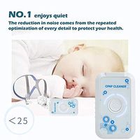 KJRJH CPAP Cleaner and Sanitizer, Destroys Over 99 Percent of CPAP Germs, Bacteria, and Other Pathogens, Simple Operation, Portable, Universal with No Adapters Needed