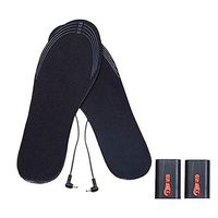 cherrysong Heated Insoles, USB Rechargeable Electric Insoles Cut-to-Fit 35-44 Sizes Unisex Rechargeable Heated Shoes Inserts 5-6 Hours Warming Time for Women Men Winter Hunting Fishing Hiking