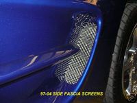 C5 Corvette Side Vent Screen Kit 2pc