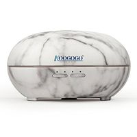 KOOGOGO® Q1 Essential Oils Diffuser, 300ml Air Aromatherapy Ultrasonic Aroma Cool Mist Humidifier with 7 Color LED Lights for Office Home Bedroom Fitness Room Study Yoga Spa (Marble Grain)