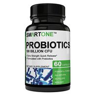 Extremely Effective High Potency Probiotics 100 Billion CFU Replenish The Supply of Good Bacteria, Gut Digestion Relief, Bowel Function Support, Non-GMO, Gluten Free