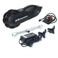 8inch 24V 250W Electric Wheelchair Assisted Intelligent Motor, with 8.8Ah Electric Wheelchair Batteries, Arm Conversion Electric Wheelchair Kit, Adjust Speed + Emergency Stop Button (US Charger Plug)