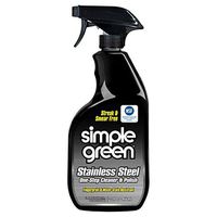 Simple Green Stainless Steel One-Step Cleaner and Polish, Spray Bottle 32 fl oz, Streak & Smear Free
