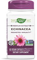 Natures Way Echinacea Standardized Capsule - 60 per pack - 3 packs per case.