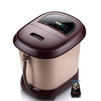 Comfortology Leak-Proof Foot Spa Massager With Rolling Massage, Heat Wave, O2 Bubbles, And Infrared Light Therapy, Foot Soaking Tub With Handle And Large Screen Display