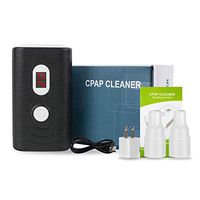CPAP Cleaner and Sanitizer Portable Mini Cleaner LED Display and Residual Ozone Smell Eliminating Technology with Free Heated Hose Adapter AirMini Adapter Sanitizing Bag 2020 New Version