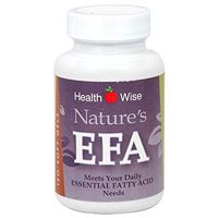 HealthSmart Supplement - Nature's EFA - Essential Fatty Acids - Diet Supplement - Omega3 - Omega6 - Fish Oil - Borage Seed - Flax Seed Oil - 120 Capsules