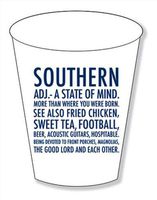 Foam Cups Set of 20 - Southern Adj. A State of Mind See Also