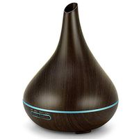 BENYEE 500ml Oil Diffuser 5 In 1Oil Vaporizer Humidifier Ultrasonic Aromatherapy Room Refresher Timer and Waterless Auto Shut-Off 7 LED Colors Modern Design Great Capacity