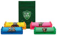 Lion Rolling Circus 79mm Roller (4 Pack) with Leaf Lock Gear Smell Proof Pouch - 5 Item Bundle