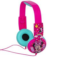 Minnie Mouse Kids Safe Headphones with Built in Volume Limiting Feature for Safe Listening.